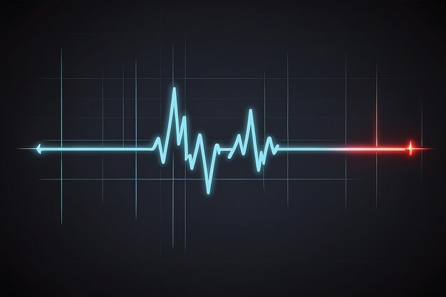 Foto heart beat cardiogram pulse icon