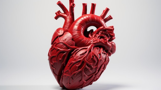 Heartfelt Visions Eine fesselnde Reise durch generative KI mit stilisierten 3D-Herzen
