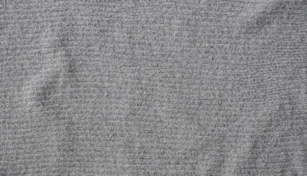 Heather-graues Sweatshirt mit Baumwollfuß und gestrickter Stofftextur