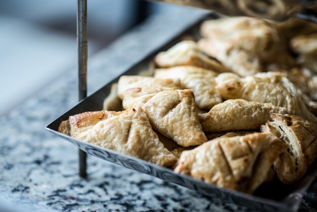 Foto hecho en casa de deliciosas tartas