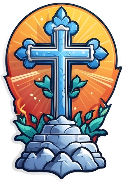 Foto heilige kreuz-ikonen religiöse symbole christentum kreuz-designelemente glaube und spiritualität