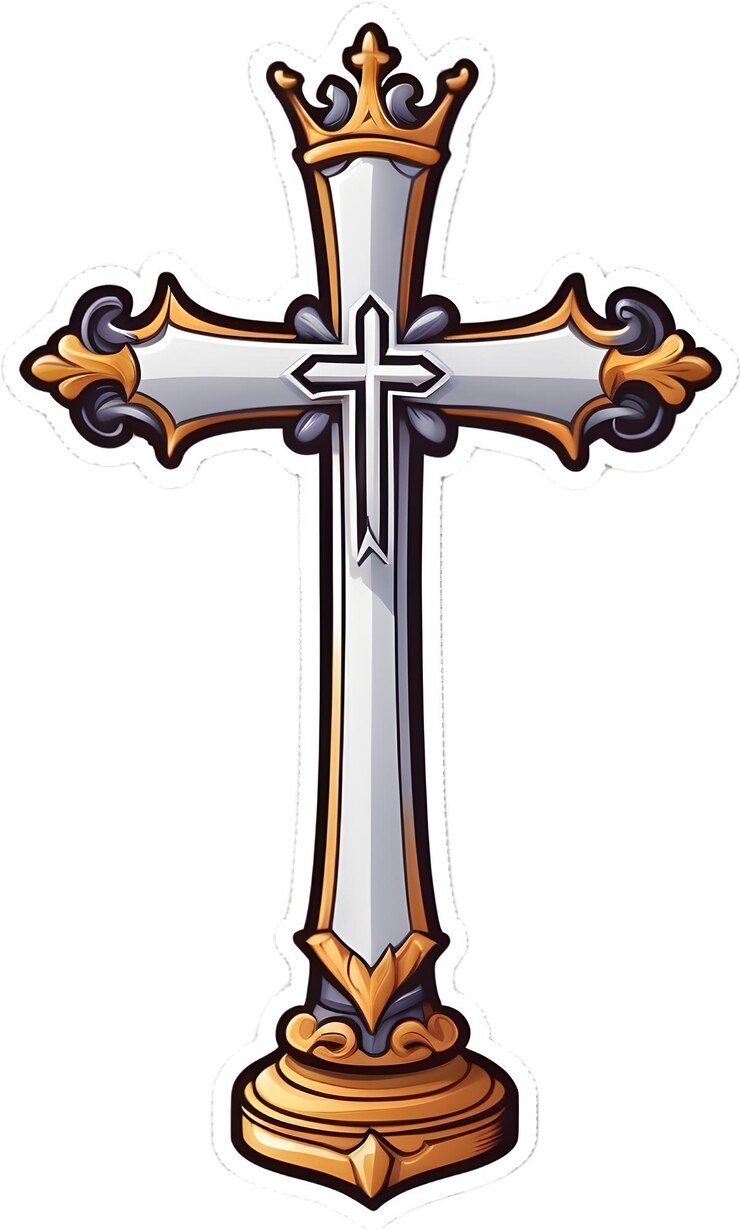 Foto heilige kreuz-ikonen religiöse symbole christentum kreuz-designelemente glaube und spiritualität