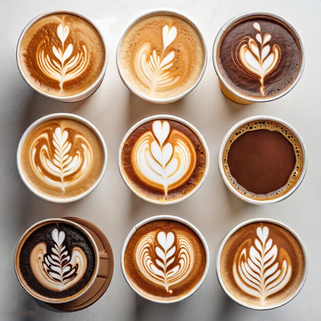 Foto heißer kaffebecher mit organischen kaffeebohnen auf dem holztisch und plantagenhintergrund mit kopierplatz