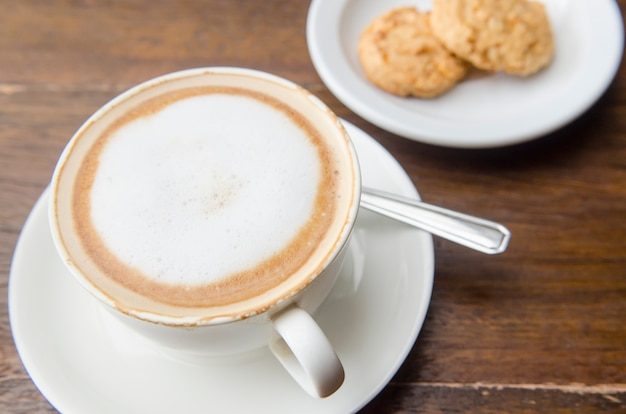 Heißer Kaffee Latte