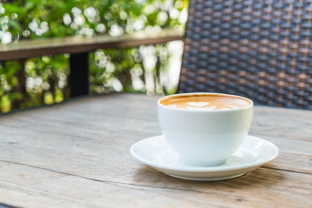 heißer Latte Kaffee