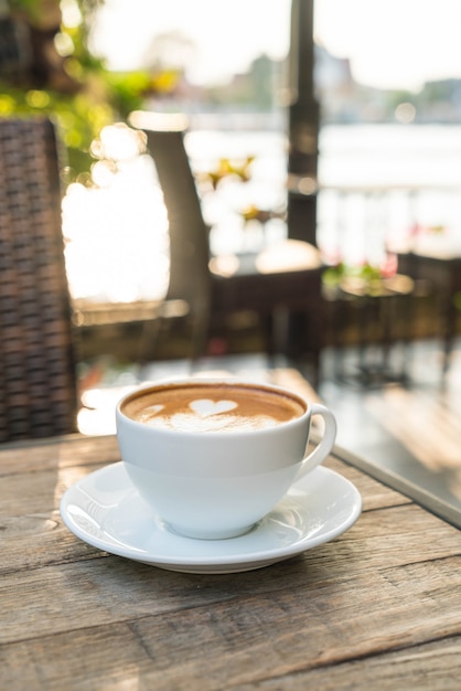 heißer Latte Kaffee