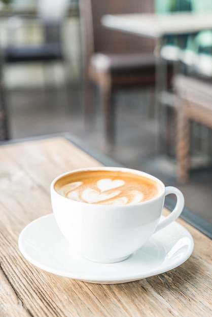 heißer Latte Kaffee