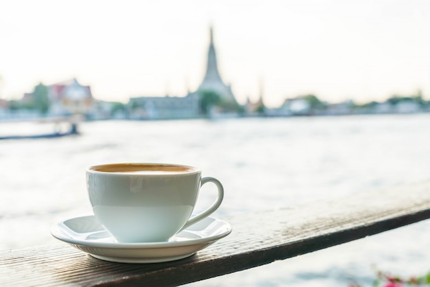 heißer Latte Kaffee