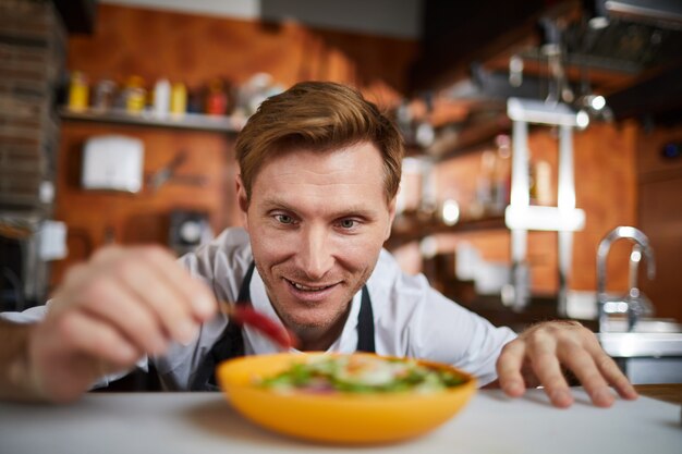 Foto heißer salat