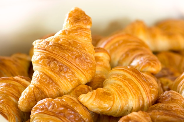 Heißes Croissant.