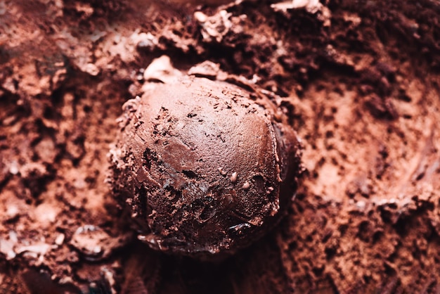 helado de chocolate