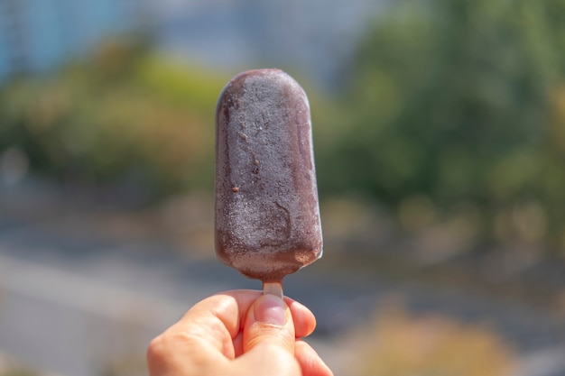 Helado y cielo