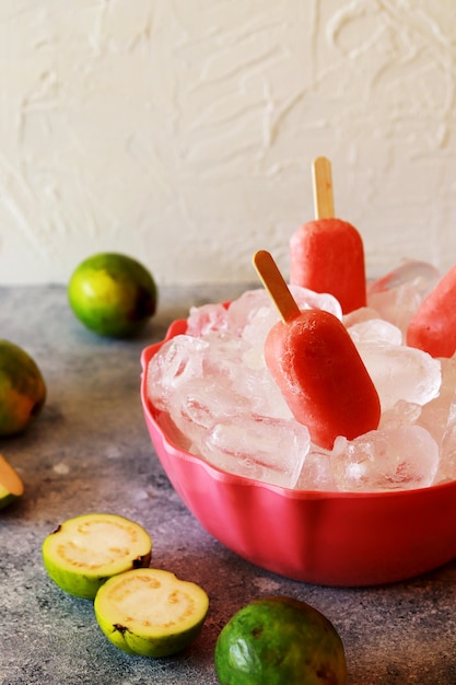 helado de guayaba