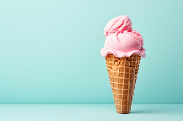 El helado minimalista que se derrite