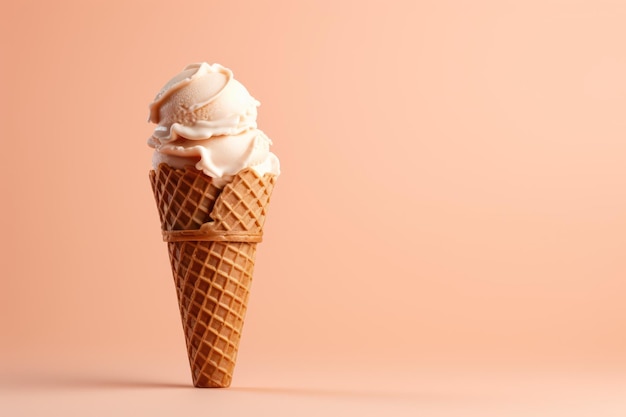 El helado minimalista que se derrite