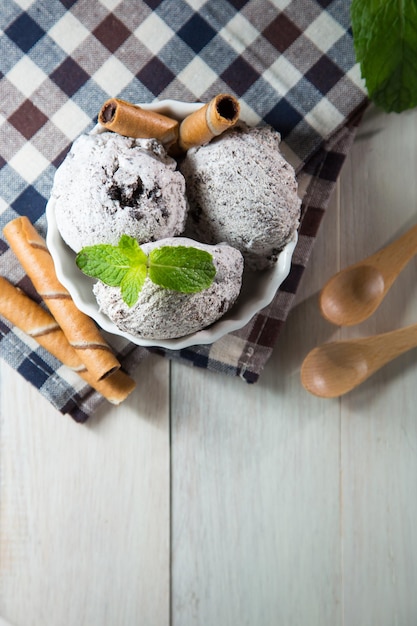 Helado de Oreo