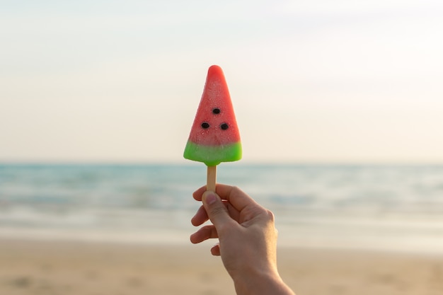 helado de sandía