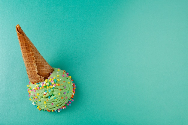 Foto helado y verano.