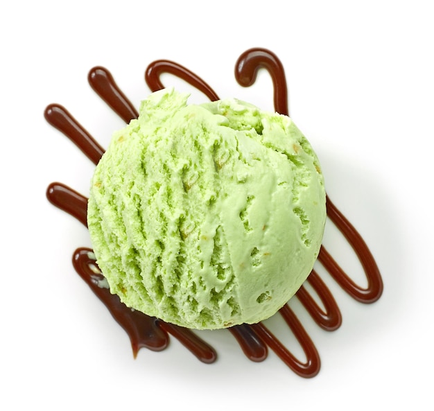 Helado verde