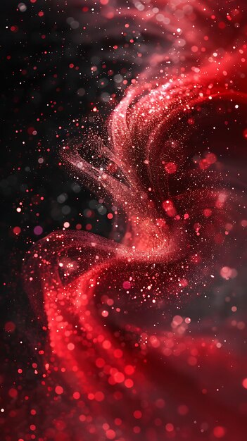 Heliotrope Dust Swirl Effekt mit einem roten Wirbel und Heliotope Effekt FX Textur Filmfilter BG Art