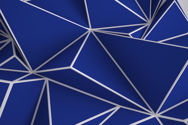 Hellblau Polygon Hintergrund Design