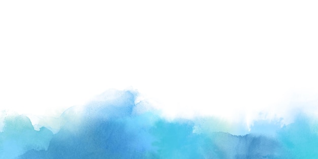 Hellblauer abstrakter Aquarell-Hintergrundrahmen auf Weiß Aquarelltextur und kreative flüssige Farbverläufe Heller Hintergrund des abstrakten Aquarells