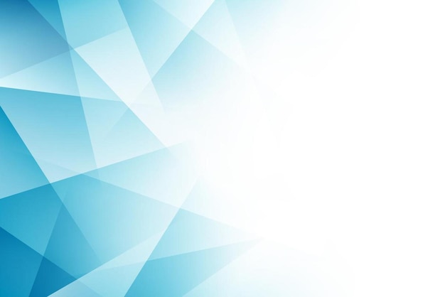 Hellblauer abstrakter Hintergrund mit geometrischer fraktaler Form. Moderne blaue Vektorillustration mit Farbverlauf