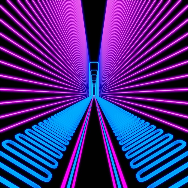 Heller bunter Neonhintergrund