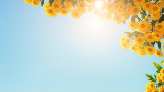 Heller Sommerhintergrund für Banner