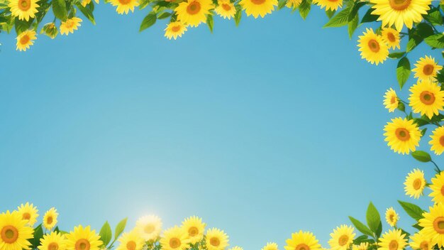 Heller Sommerhintergrund für Banner