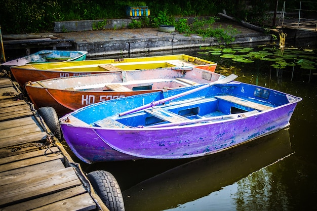 Helles altes Eisenboot