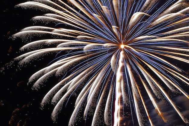 Helles Feuerwerk erleuchtet den Nachthimmel