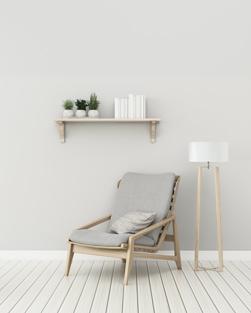 Helles und minimalistisches Wohnzimmer