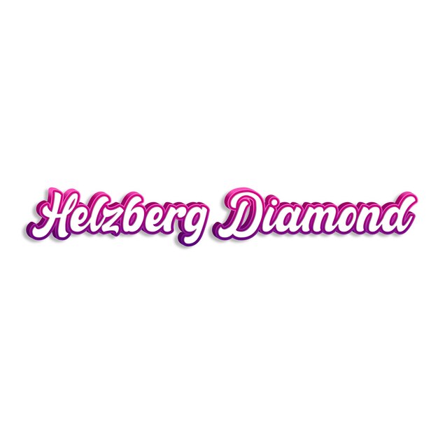 Foto helzbergdiamond tipografía diseño 3d amarillo rosa blanco fondo foto jpg