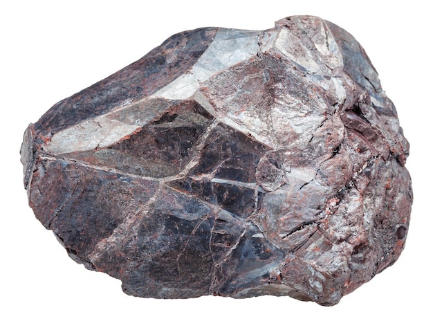 Hematita rocha minério de ferro hematita isolada