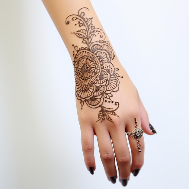 Henna à mão