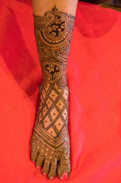 Henna Kenyan Casamentos Indios Asiáticos Detalhes Texturas Acessórios Casamento Cerimônia Costumada Nairóbi C