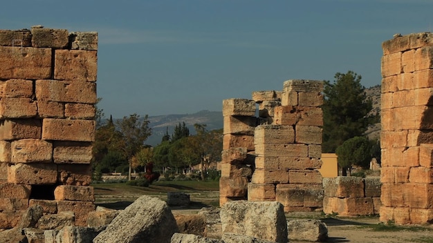 Foto herapolis el balneario termal más famoso de turquía