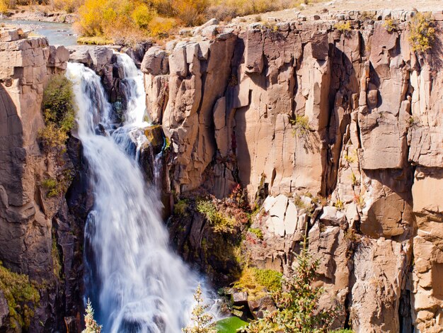 Herbst bei North Clear Creek Water Falls in Colorado.