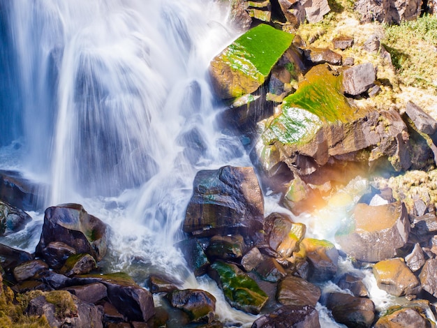 Herbst bei North Clear Creek Water Falls in Colorado.