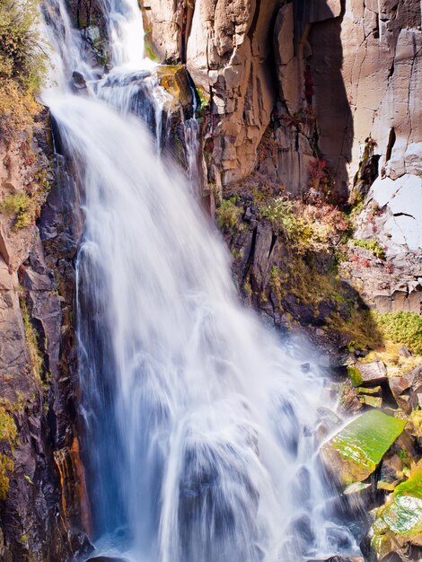 Herbst bei North Clear Creek Water Falls in Colorado.