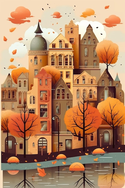 Herbst Illustration