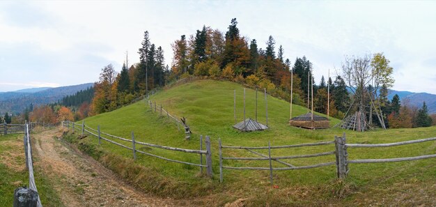 Herbst im Bergbauernhof