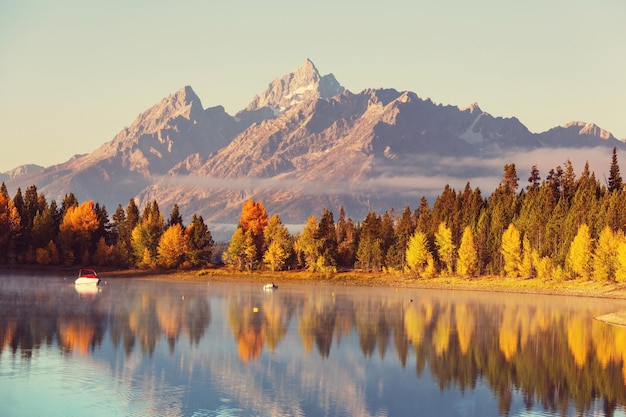 Herbst im Grand-Teton-Nationalpark, Wyoming