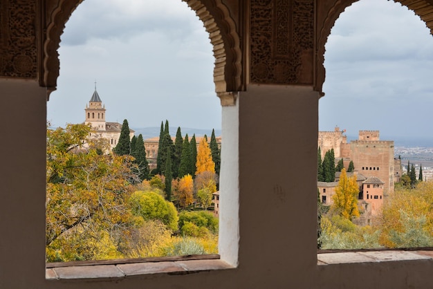 Herbst in Granada Alhambra