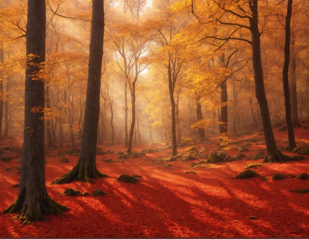 Herbst Wald Hintergrund