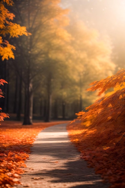 Herbstblätter Hintergrund Tiefenschärfe Tapete