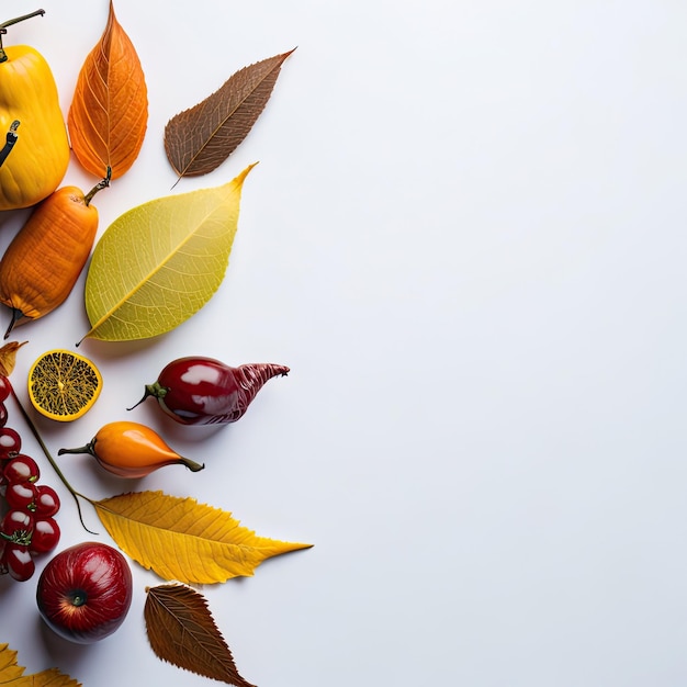 Herbstblätter im Hintergrund