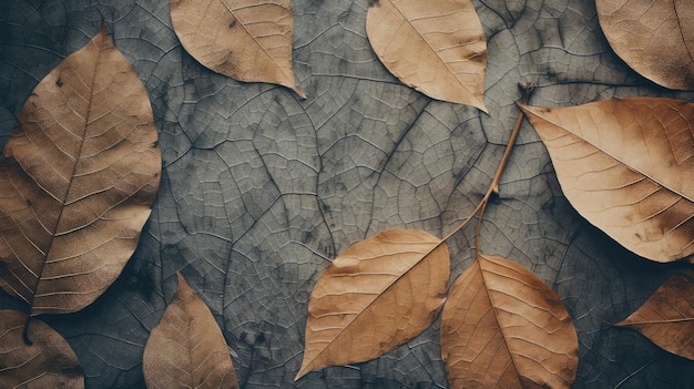 Herbstblätter im Hintergrund