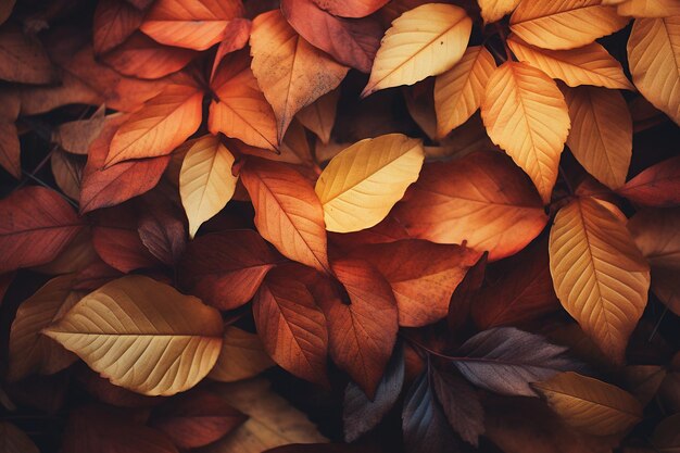 Herbstblätter Kopierraum